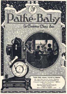 Pathé Baby advertising